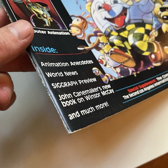 Animation Magazine #1 1987 - 1st Appearance Simpsons Rare HTF Vintage Grail - Picture 2 of 14